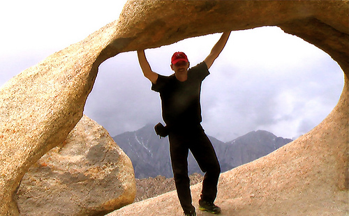 Rick McCharles with Mt Whitney in the background