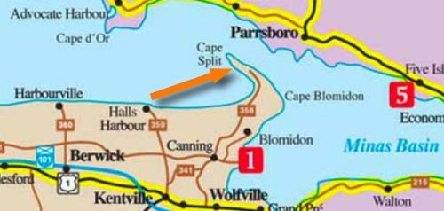 Cape-Split-map Cape-Split-map
