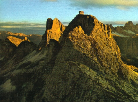hut at the very TOP of the mountain
