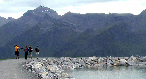 hikers-Jungfrau