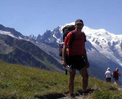 Rick at Col de Balme, France