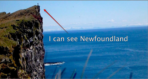 Rick west coast Iceland