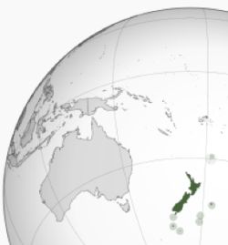 New Zealand map