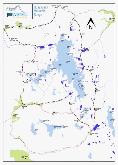 Huayhuash map