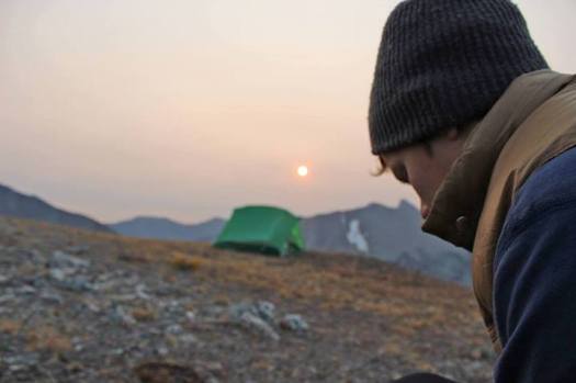 Michael Glaser tenting