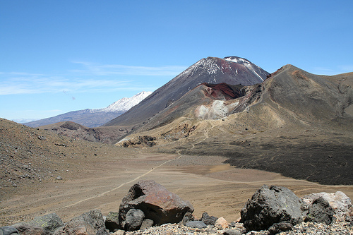 crossing Central Crater