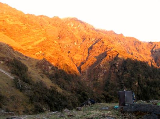 Alpenglow - Kuari Pass camp - day 4