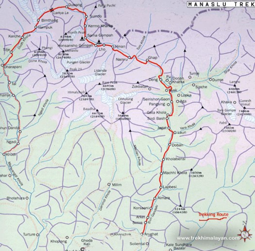 Manaslu-Circuit-Trek-II-location-map