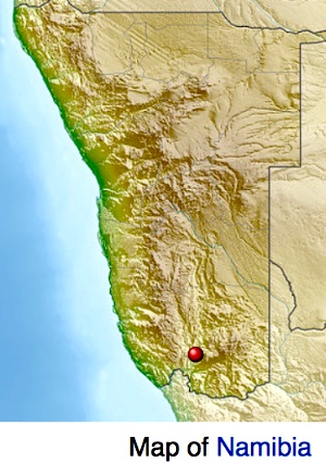 map Fish River Canyon