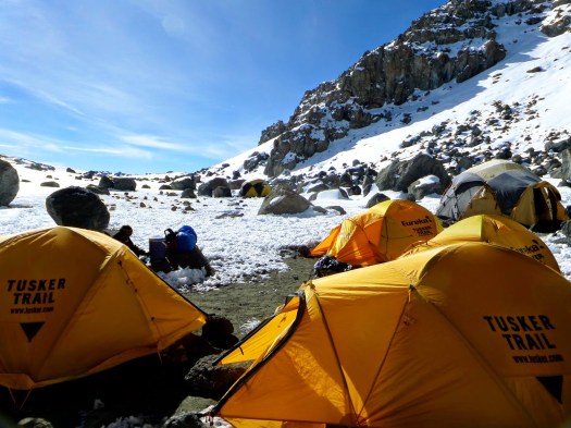 Crater Camp 5700 meters (18,700 ft) 