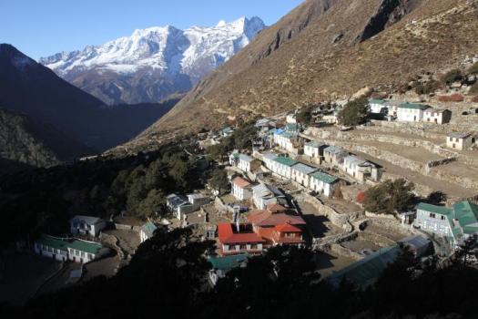 Upper Pangboche village