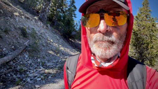 Rick McCharles hiking Nevada